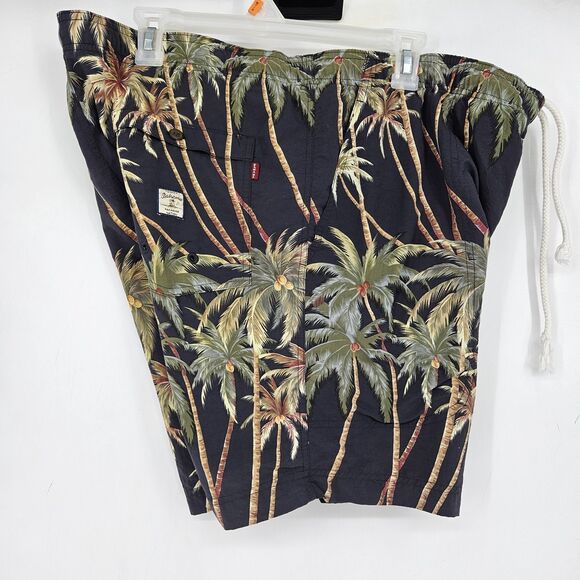 Tommy Bahama Swim Trunks Mens Large Shorts Lined Beach Paradise Nation Palm Tree - Picture 10 of 13